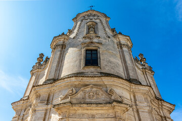 Obraz premium Facade of the church of Purgatorio in Matera, Basilicata, Italy - Euope