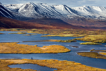 Landscape near Pingvallavatn - Iceland - obrazy, fototapety, plakaty