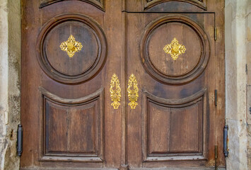 historic door in Straubing
