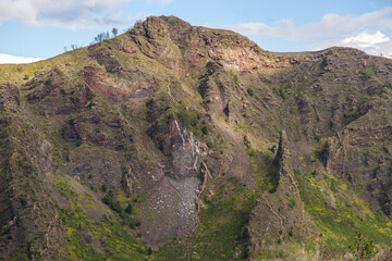 Mount Soma which is part of Mount Vesuvius, Naples Italy
