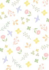 北欧風背景 水彩