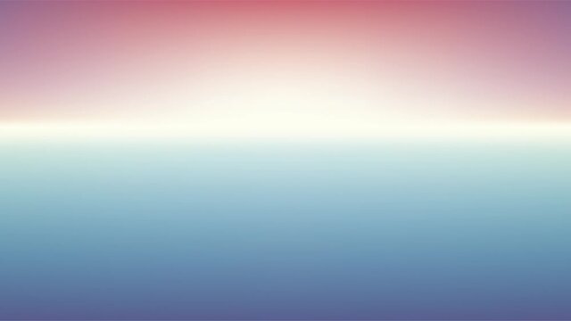 Abstract stylised horizon with sun, sky and sea / ocean. Changing atmosphere and color. Seamless looping