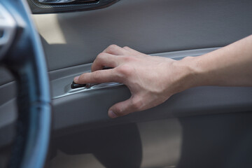 Car window controls and adjustments, details