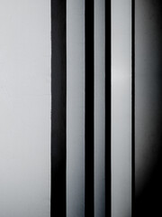 abstract black white background row of gray walls