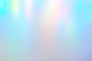  Iridescent holographic abstract aurora light neon colors background. Blurred pastel multicolored backdrop from lights © Ksenia
