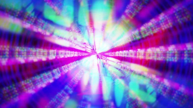 Seamless Loop VJ 3D Trippy Colorful Mandala Hypnotizing Mulitcolor Psychedelic Music Video Background Open All Chakra Color Wave Parallel Dimension High Quality