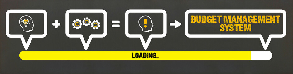 Fototapeta premium Budget Management System 