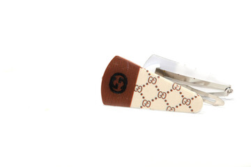 Hair clip set. Hairpins on a white background are the fashion of women and bisexual who love beauty and beauty to decorate their hairstyles to be beautiful and neat -15-11-2020-Thailand