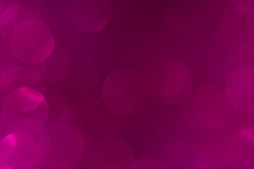 Abstract pink background. Beautiful bokeh effect. Light circles background.