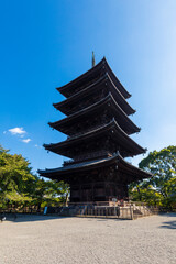 東寺　五重の塔