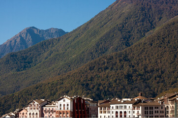 Obraz premium The mountains. Rocks. Caucasian ridge.