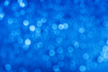 Abstract blue bokeh light background ,out of focus