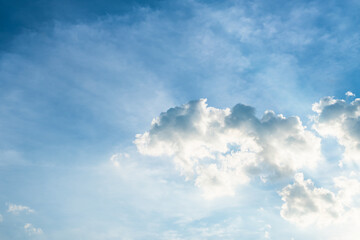 blue sky with clouds