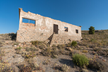 Fototapeta premium old mining complex in southern Spain