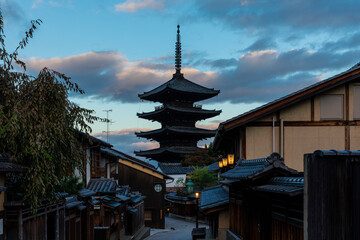 Naklejka premium 京都・八坂の塔