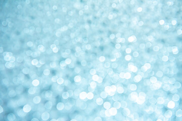Light blue bokeh abstract background