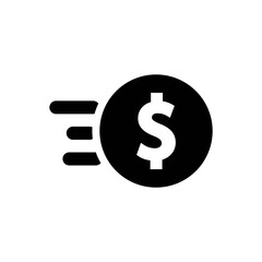 Cash coin icon