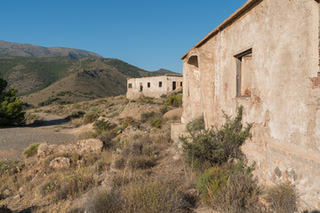 Fototapeta na wymiar Old mining complex in southern Spain