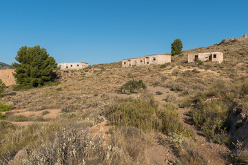 old mining complex in southern Spain
