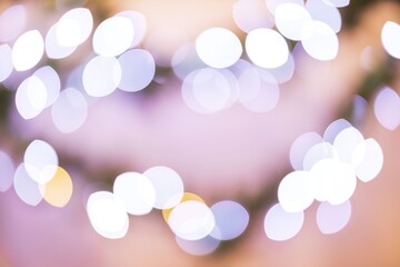 Beautiful view of colorful blurred abstract shiny Christmas lights.