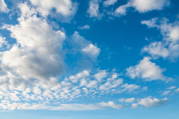 blue sky with clouds