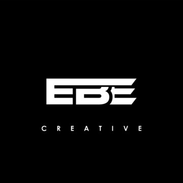 EBE Letter Initial Logo Design Template Vector Illustration	

