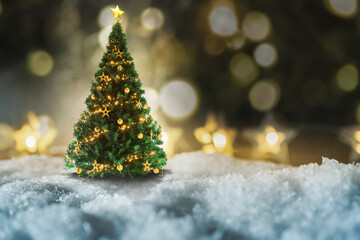 Naklejka na ściany i meble Weihnachtsbaum - Weihnachten - Winter