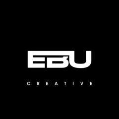 EBU Letter Initial Logo Design Template Vector Illustration	
