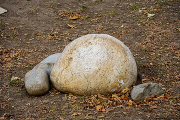 stones on the ground