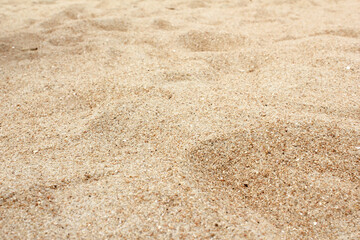 Lines in the sand of a beach