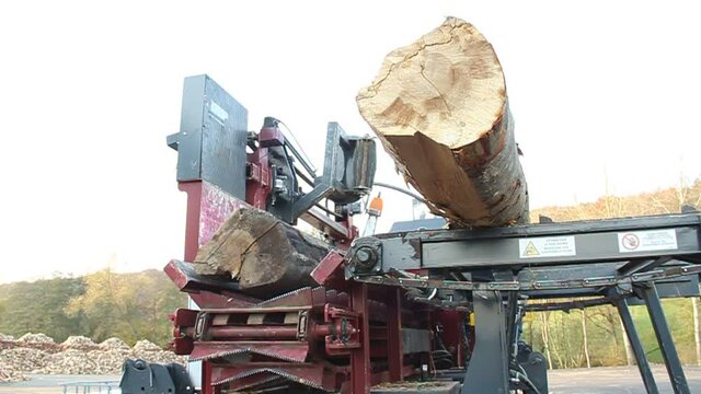 Machine &agrave; bois fendeuse bois de chauffage	