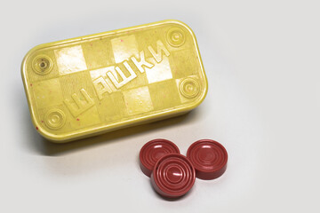 Russian Soviet checkers in the original box