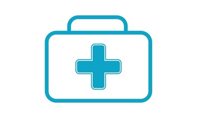 Medical bag illustration vector