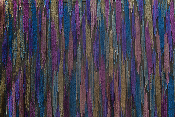 Obraz premium Interesting texture of shiny fabric. Northern Lights