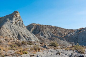 Tabernas desert in Almeria, Spain