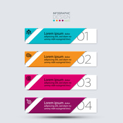 The new design of square labels by vecotor can present a showcase and communicate through marketing. infographic illustration.