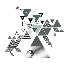 Vector Hipster Triangle Background . Pattern  . Abstract modern Geometrical Design Template .