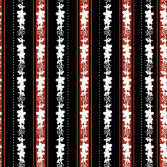 Stylish vertical small flower stripe seamless pattern vintage mood in vector EPS10 ,esign for fashion , fabric, textile, wallpaper, cover, web , wrapping and all prints .