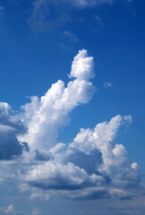 Nuvola cumuliforme verticale Cumulus congestus