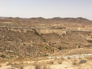 landscape of the desert