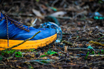 boots on the mountain