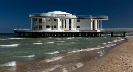 Senigallia – Rotonda a Mare is a structure overlooking the sea built with a shell shape in...