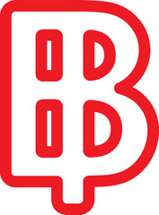 icon currency bath thailand and implementation design decoration