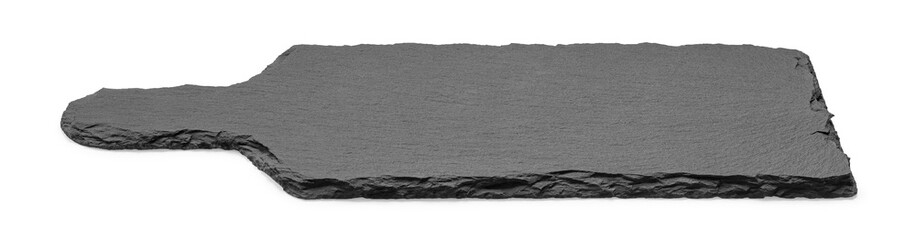 Cutting board, made of slate stone, photo isolated from the background