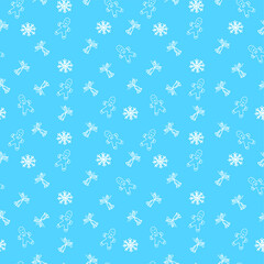 Vector illustration. Christmas seamless pattern for wrapping paper, apparel, textiles, fabric, accessories, stationery. 