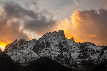 Sunset in Grand Tetons