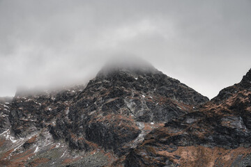 Mountain in clouds © Marek