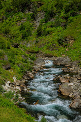 Waterfall at the Fossestien in Norway