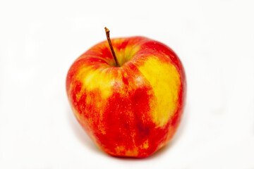 red apple isolated on white