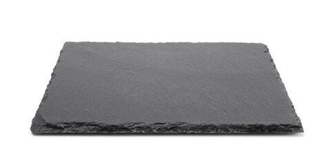Shale plate isolated on white.